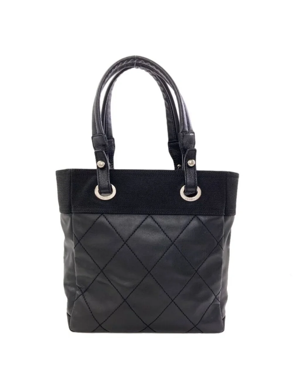 Chanel Paris Biarritz Tote PM Silver